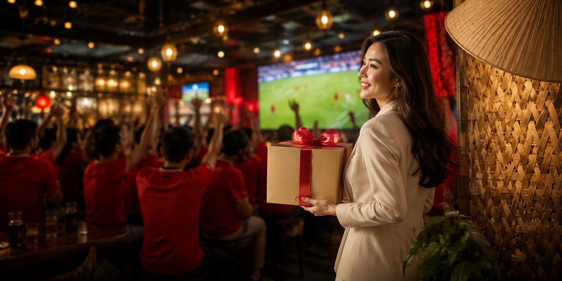 Người chơi cá cược bóng đá tại Hà Nội với mũ nón lá truyền thống