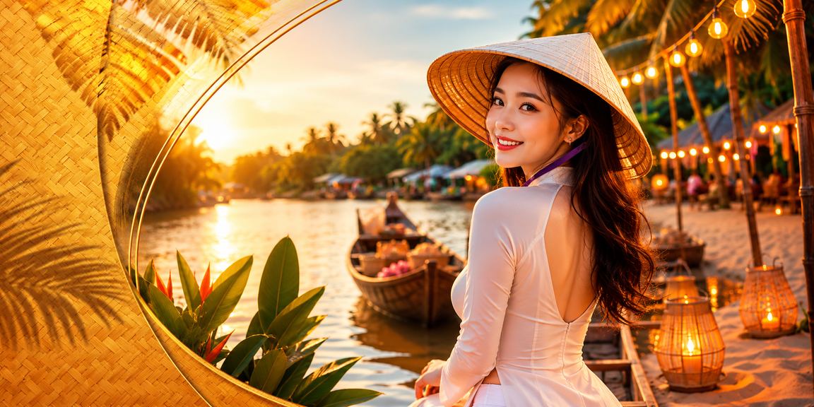 Buổi tiệc ưu đãi khách hàng tại vùng sông Mekong
